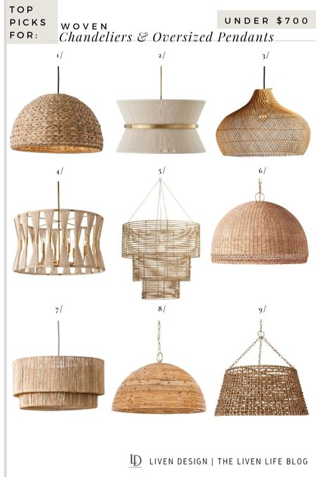 Woven chandelier. Woven pendant. Dome pendant. Seagrass pendant. Wicker chandelier. Natural woven pendant. Rattan pendant chandelier. 

#LTKSeasonal #LTKHome #LTKSaleAlert