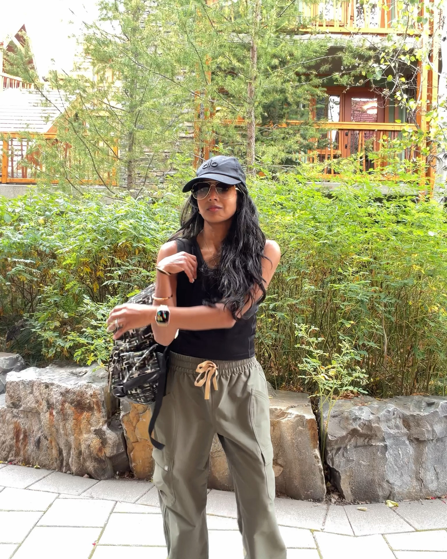 Hiking fit - @wearfigs new FIBREx pants and jacket in sage

#LTKActive #LTKTravel #LTKPetite