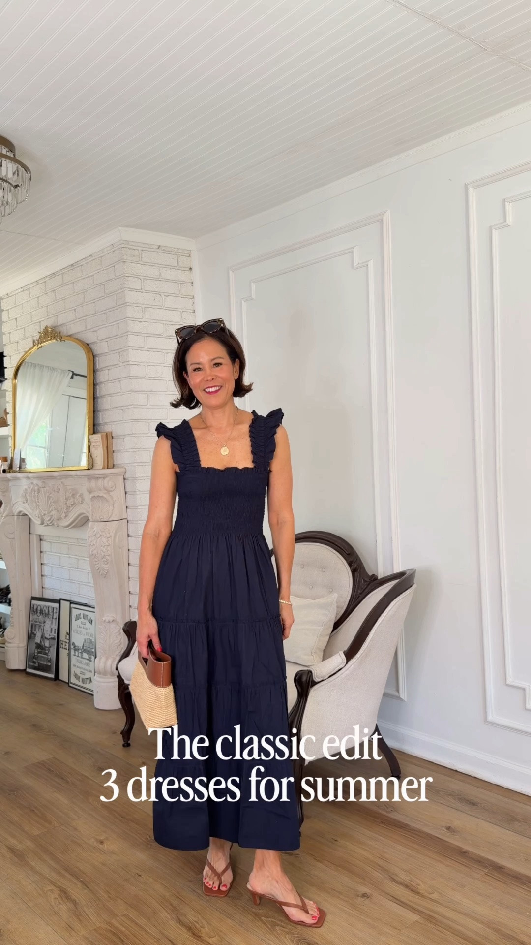 Three classic dresses from @Quince   that ask nothing of you. Slip one on, add your favorite sandals and a basket bag, and that's the whole outfit. No overthinking, no extra steps, just the kind of effortless dressing that feels very Parisian. Perfect for market mornings, café lunches, or wherever your summer takes you.

#QuincePartner @Quince