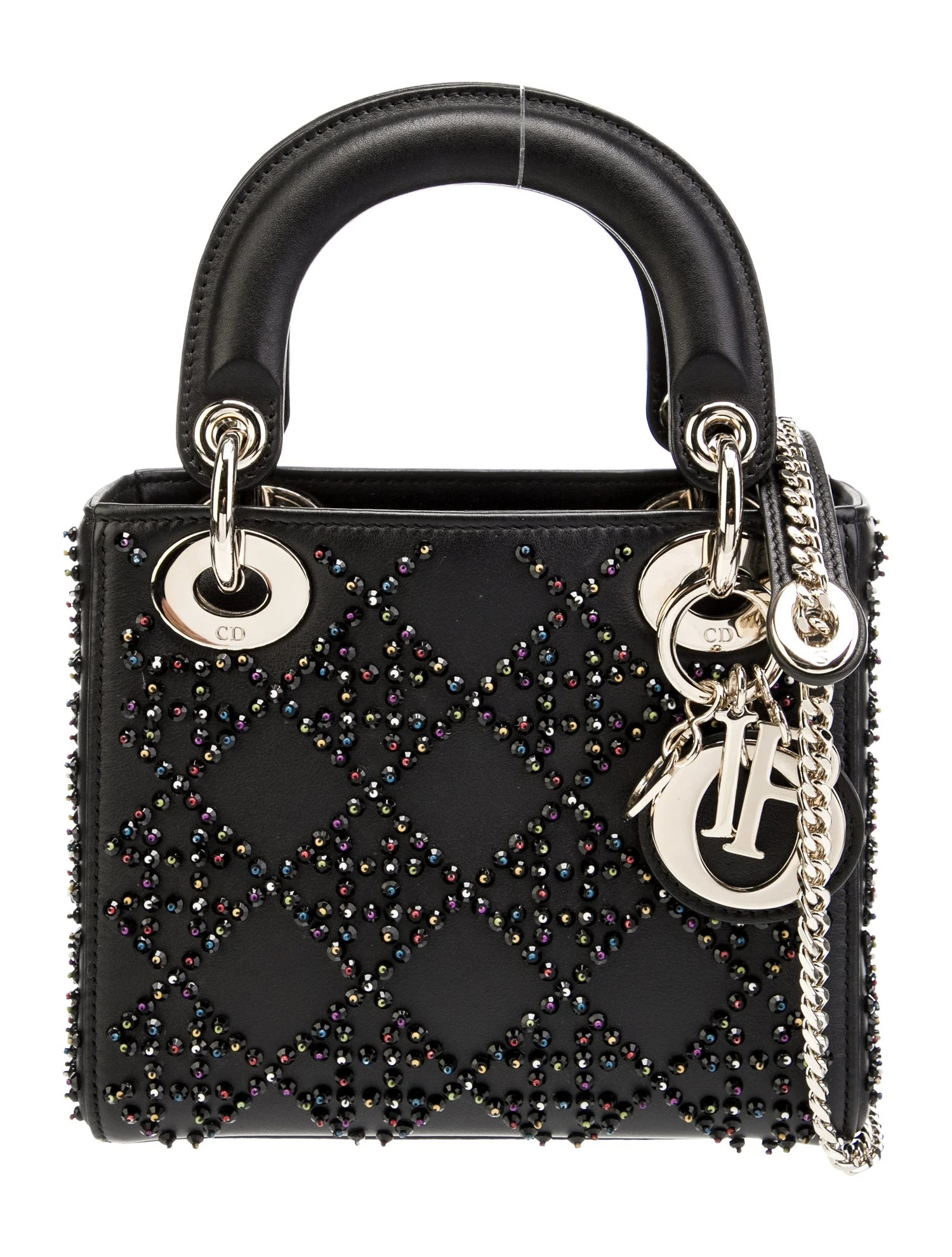 Mini Beaded Cannage Lady Dior | The RealReal
