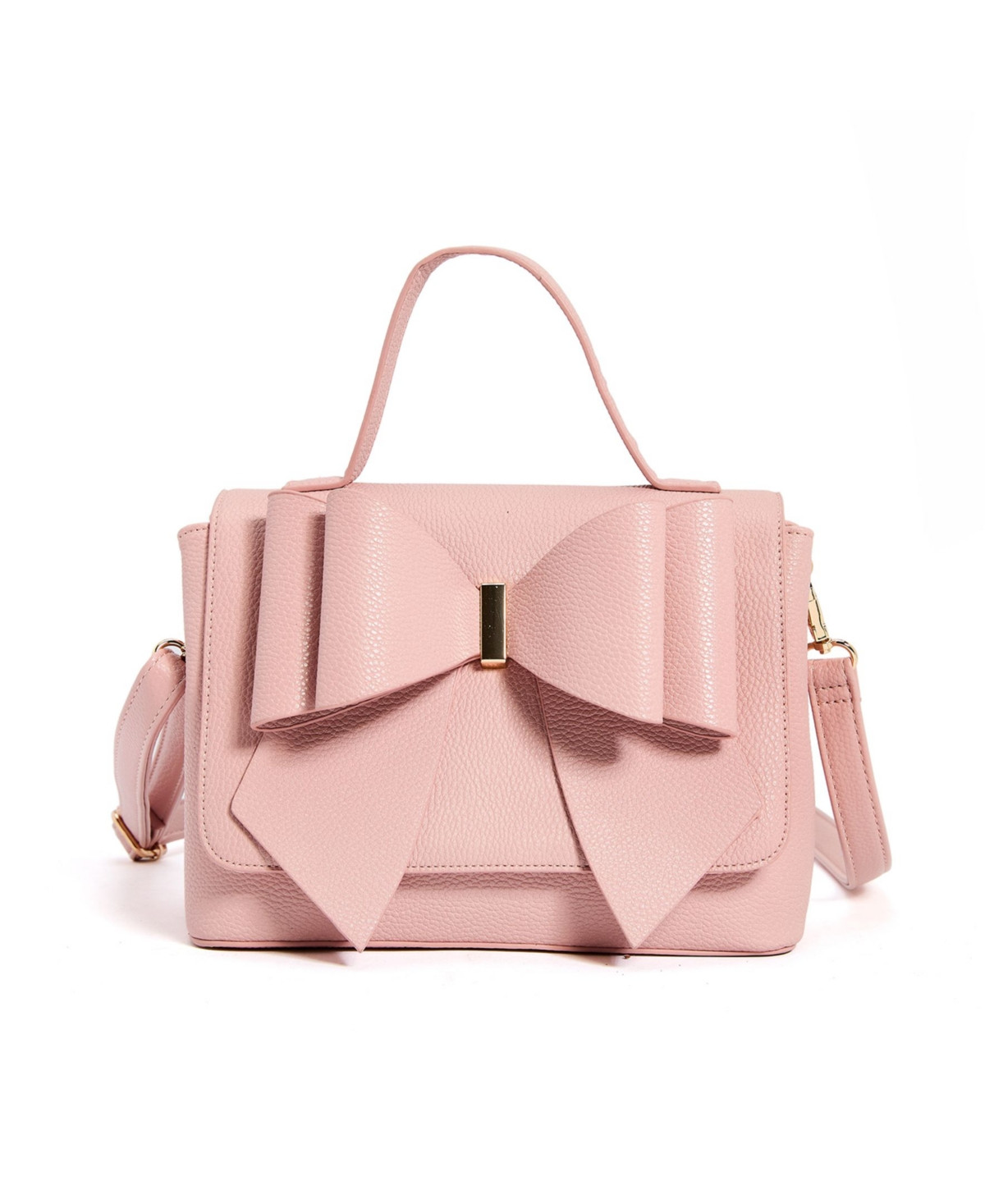 Like Dreams Women's Double Bow Satchel - Blush | Macy's