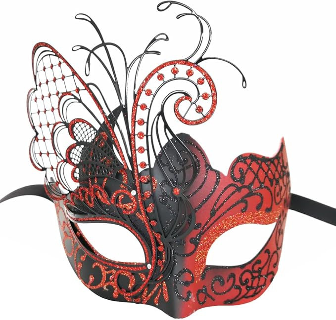 Ubauta Masquerade Mask For Women Venetian Mask/Halloween/Party/Ball Prom/Mardi Gras/Wedding/Wall ... | Amazon (US)