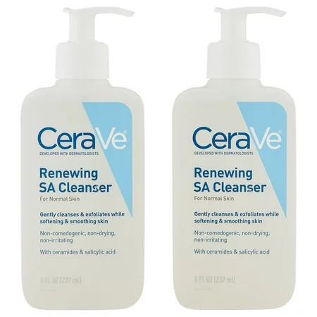 CeraVe Renewing SA Cleanser 2 Ct 8 oz | Walmart (US)