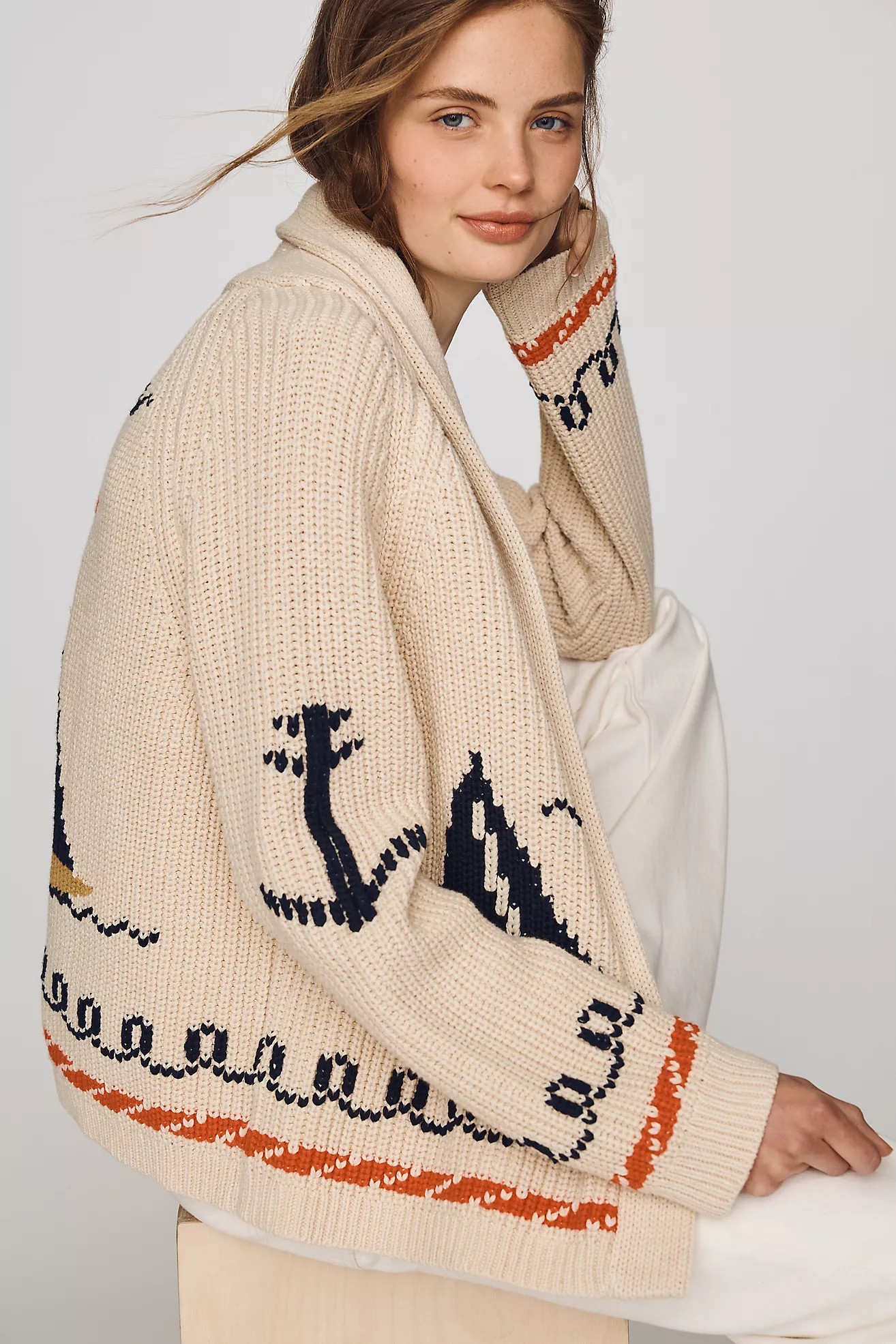 The GREAT. The Sailboat Cardigan Sweater | Anthropologie (US)