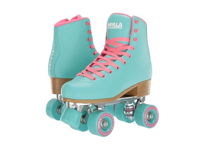 Impala Rollerskates Impala Quad Skate (Big Kid/Adult) (Aqua) Girl's Shoes | Zappos