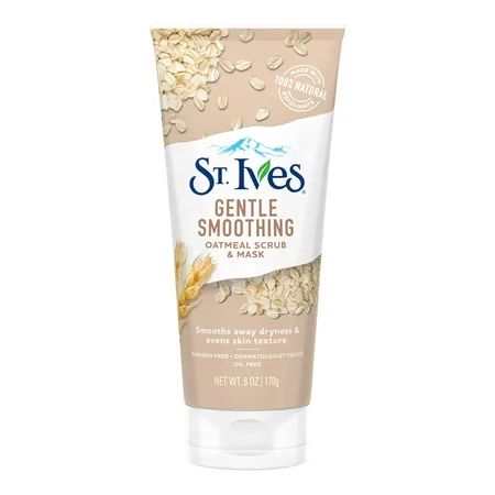 St. Ives Gentle Smoothing Face Scrub and Mask Oatmeal 6 oz | Walmart (US)