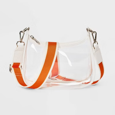 Game Day Clear Crossbody Bag - Wild Fable™ Orange | Target