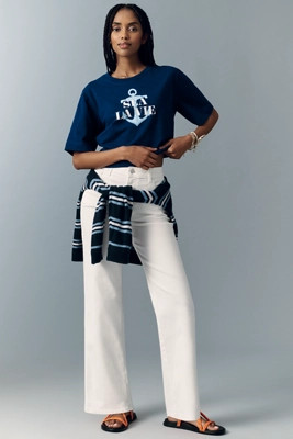 PAIGE Anessa High-Rise Straight-Leg Jeans | Anthropologie (US)