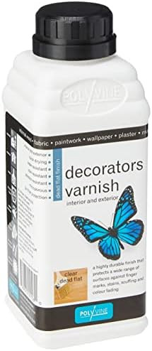 Polyvine Decorator's Dead Flat Varnish Pint / 500ml | Amazon (US)