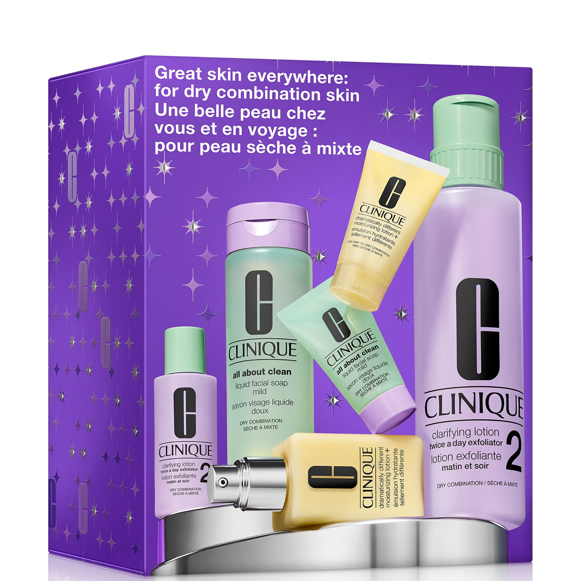 Clinique Great Skin Everywhere Set: For Dry Combination Skin (Worth £140) | Look Fantastic (UK)