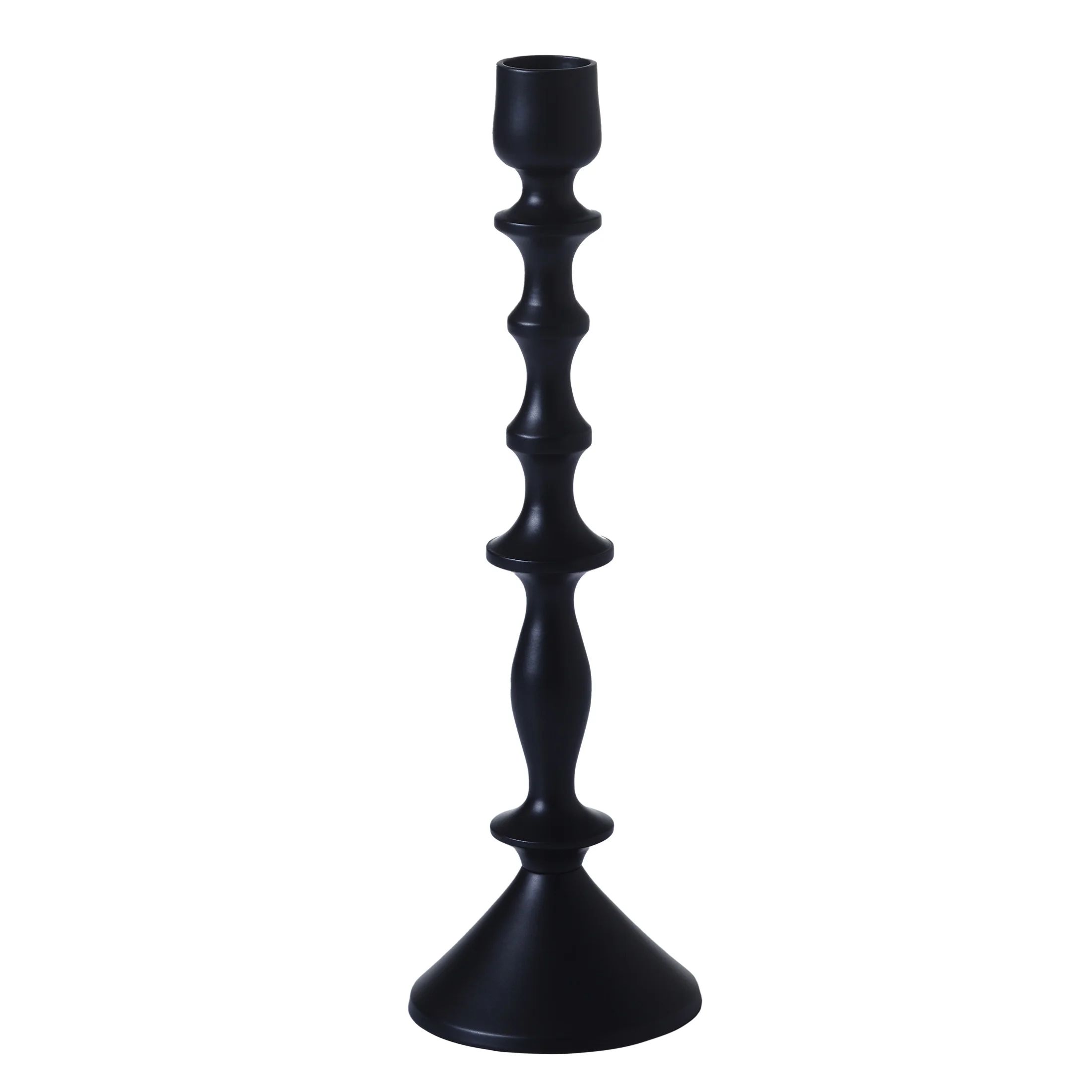 Beautiful Metal Taper Candle Holder by Drew Barrymore, 10", Black | Walmart (US)