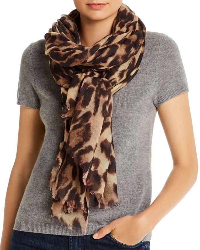 valbisenzio Leopard Print Cashmere Scarf Back to Results -  Jewelry & Accessories - Bloomingdale'... | Bloomingdale's (US)