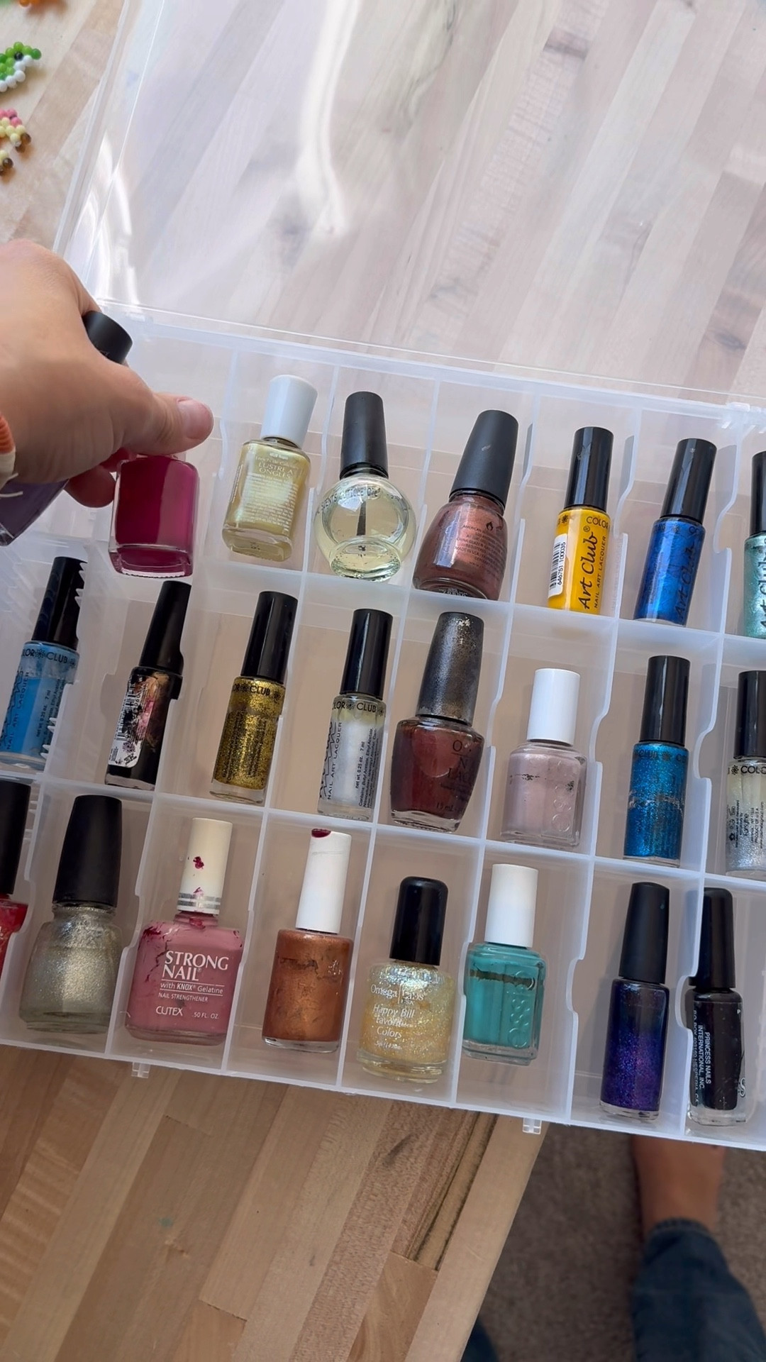 Nail polish organizer. Holds up to 48 bottles. 

Amazon find  

#LTKFindsUnder50 #LTKHome #LTKBeauty