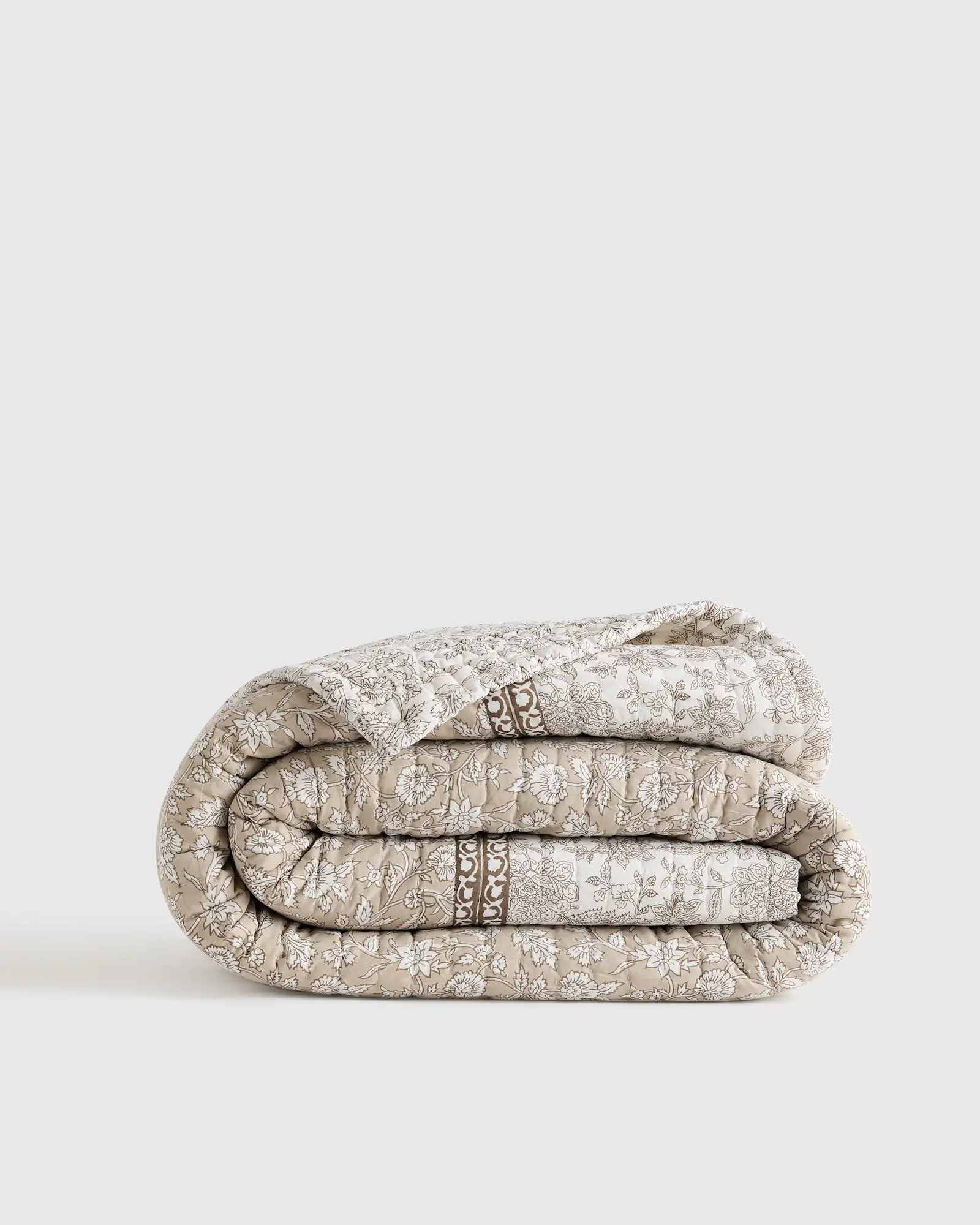 Organic Cotton Block Print Quilt | Quince