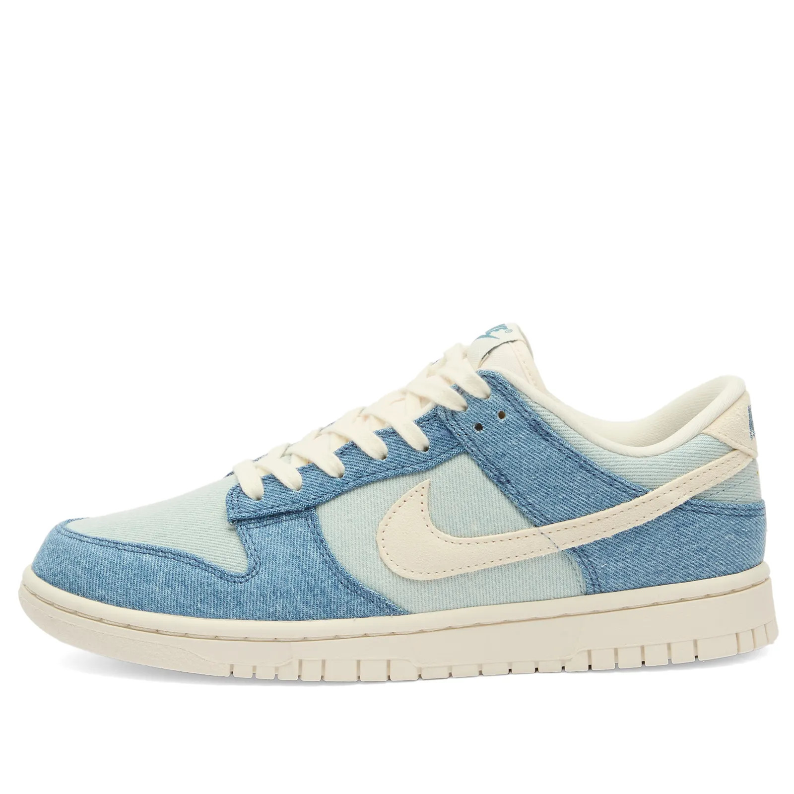 Nike Women's Dunk Low Sneaker in Blue/Ivory/Volt, Size UK 3.5 | END. Clothing