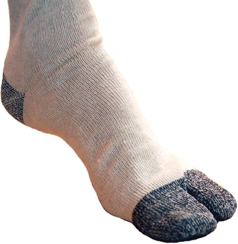 Samurai market Japanese Tabi Socks Toe Socks Grey Taiko Socks 24-27cm 3 Pair … | Amazon (US)