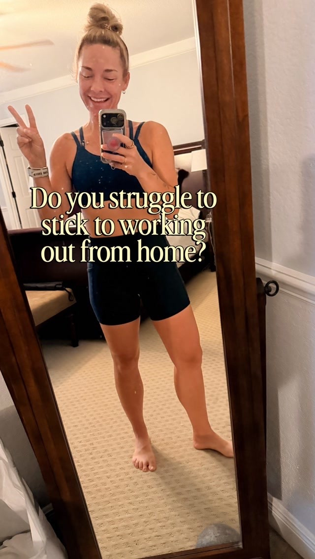 Home workouts - easier or more challenging to stick to compared to gym workouts??? For me, waaayyyyyy more challenging because I seem to procrastinate and find other things to do! Here’s what I’m doing to change that!
