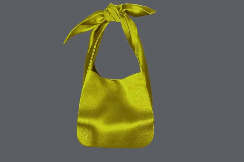 Chartreuse Green Satin Purse Bag Clutch for Wedding, Evening, and Cocktail Parties - Etsy | Etsy (Global)