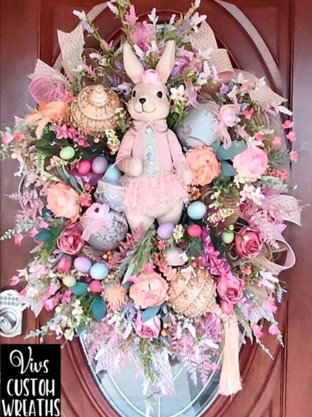 Bunny Wreath, Front Door Wreath, Spring Wreath, Easter Bunny Wreath, Easter Wreath - Etsy | Etsy (US)