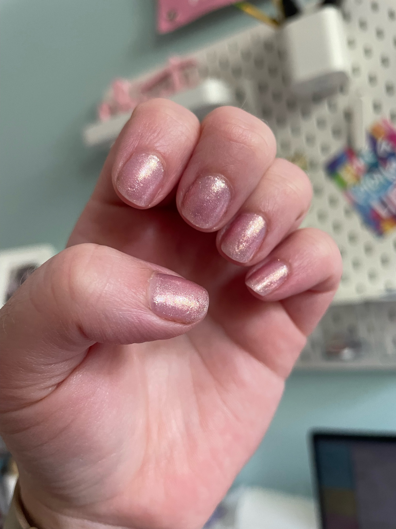 Something I really enjoy is having my nails done. It makes me feel a little bit put together when my toddler is being a toddler or I’m up late working on orders 🤪 I purged my nail polish collection a couple years ago (got rid of so much old polish!) and have been adding a new one here and there. I really liked this shimmery pink by Essie! It’s pretty but not over the top and I think the shimmer will help it hold up well. 

#LTKFind #LTKunder50 #LTKbeauty