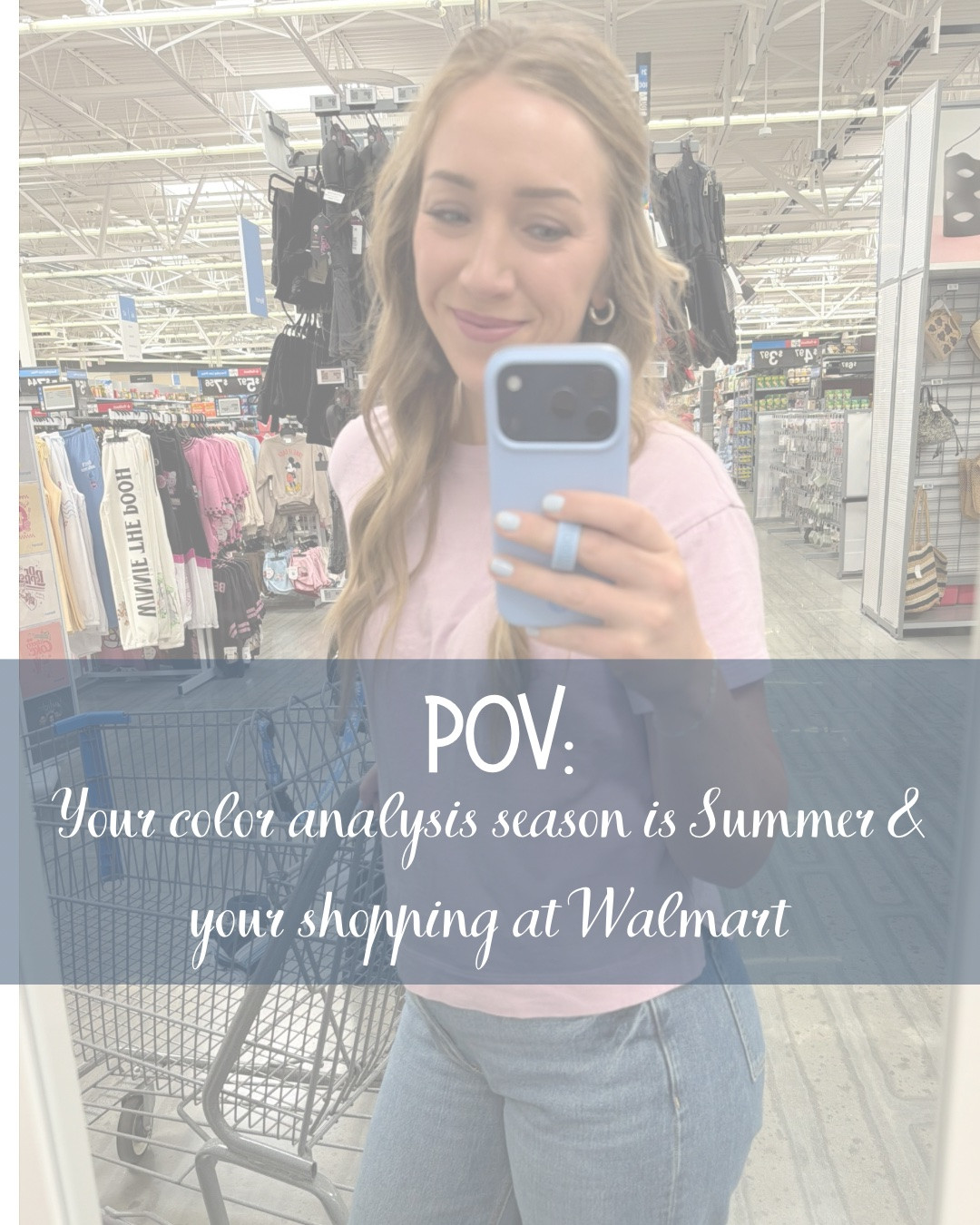 All of the pretty colors while shopping at @walmart! 😍 

#coolsummer #truesummer #walmartfashion #coloranalysis #walmartfinds