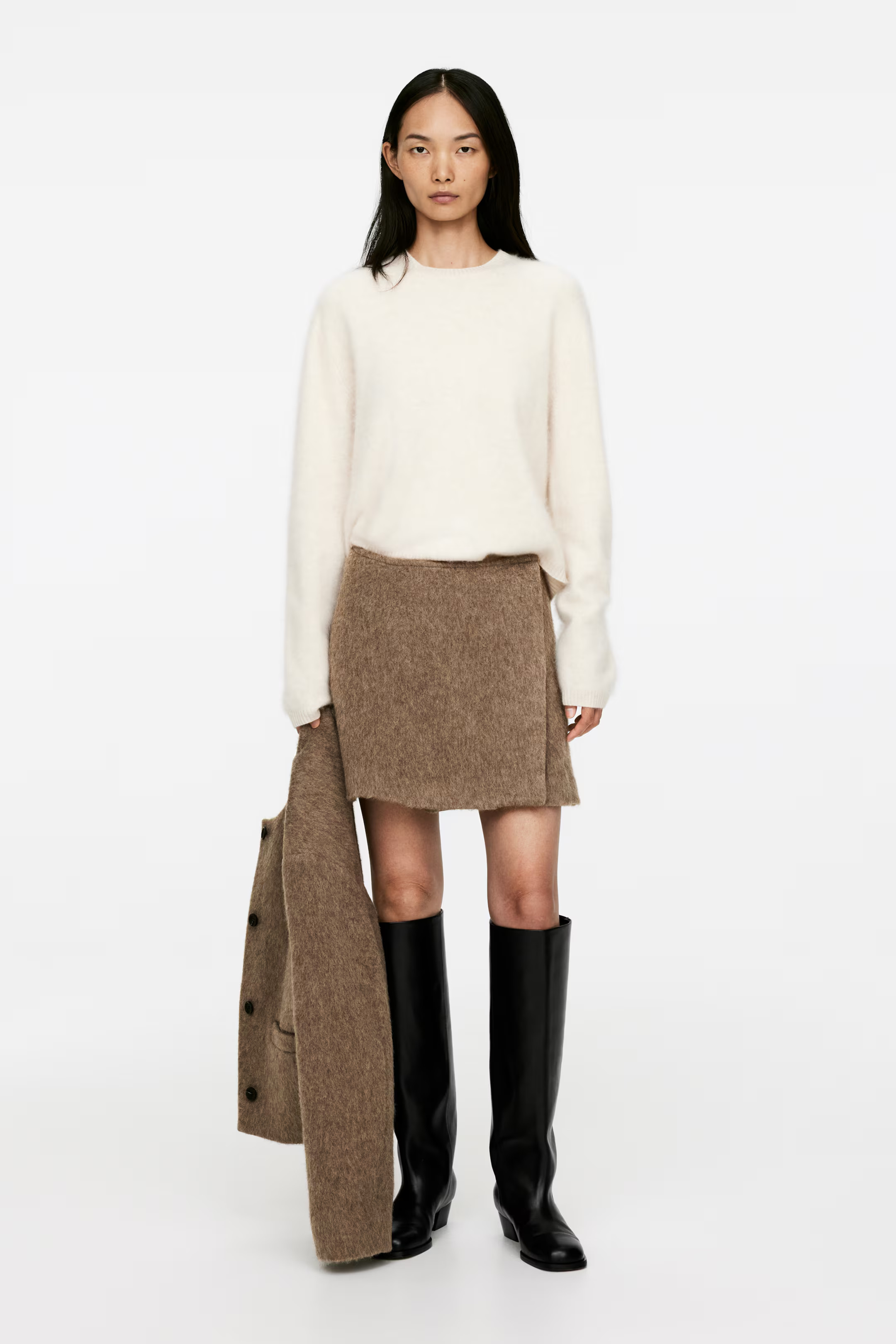 Wool-Blend Mini Skirt | H&M (UK, MY, IN, SG, PH, TW, HK)