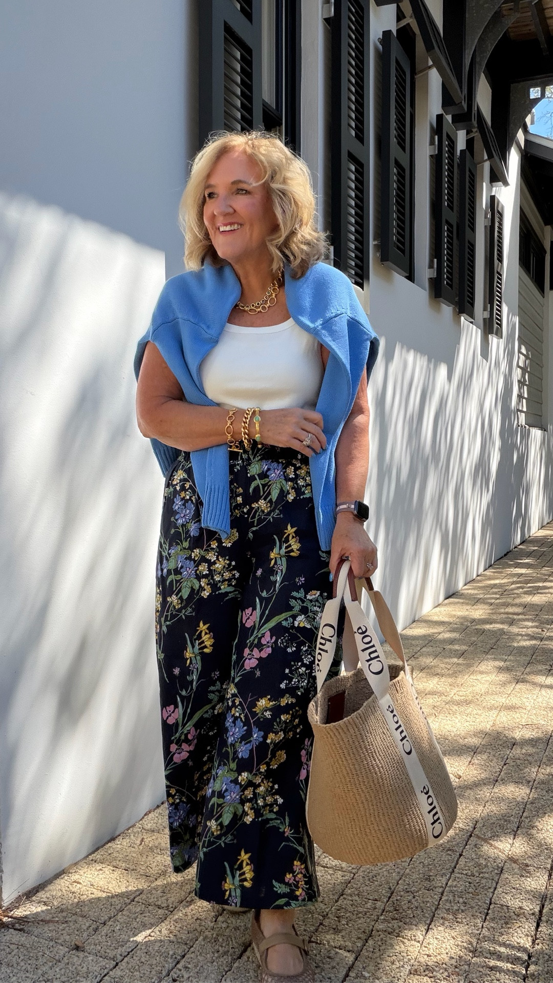 Lunch Outfit! 
Linen pants size small
I sized up to a large in this cotton sweater
Ribbed tank from Amazon size medium
Julie Vos pieces and some of her prettiest colors
Vacation outfits spring bed, summer pants

#LTKootd #LTKOver40 #LTKTravel