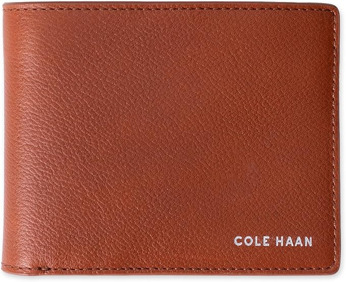 Cole Haan Men's Leather Everyday Bifold RFID Wallet | Amazon (US)