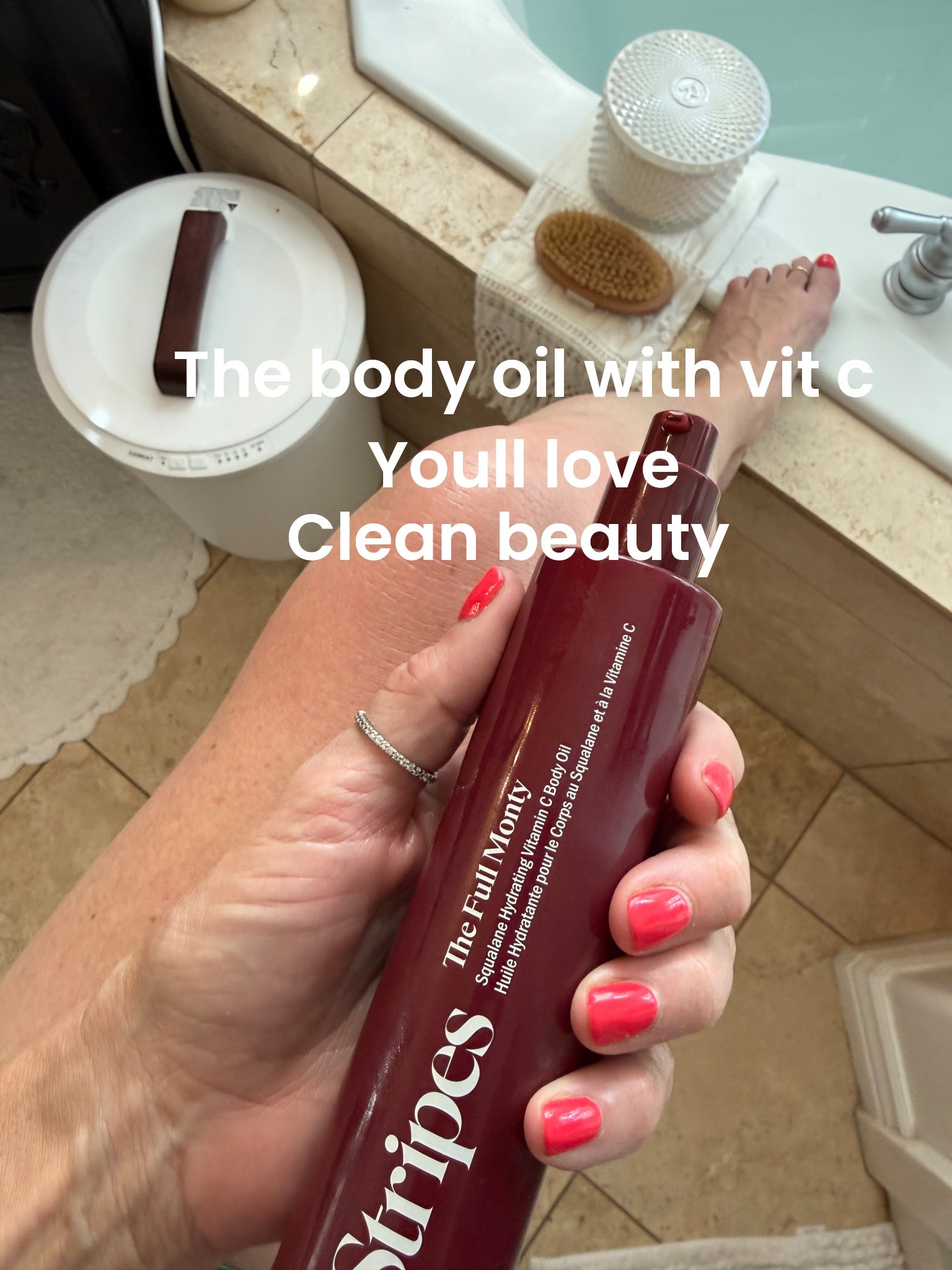 The clean body oil you’ll love with Vit c 
By stripes

The full Monty 
Saline hydrating vit c boy oil 
That smells great and leaves your body silky soft

Towel warmer 
Body brush 
Anthropologie candle 

All make great gifts


#LTKselfcare #LTKBeauty #LTKMothersDay