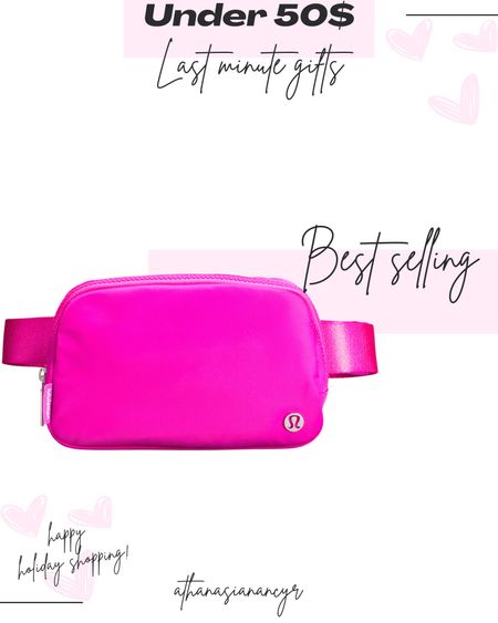 Pink Lululemon belt bag 


#LTKHoliday #LTKunder50 #LTKGiftGuide
