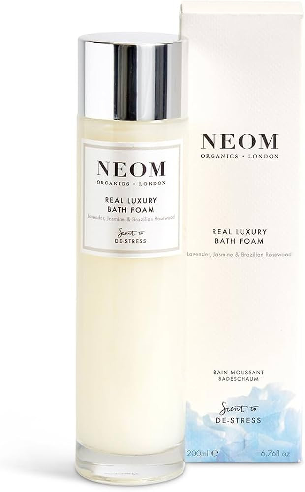 NEOM Organics London – Real Luxury Bath Foam (200ml) | Create Calm with 24 Pure Essential Oils,... | Amazon (UK)