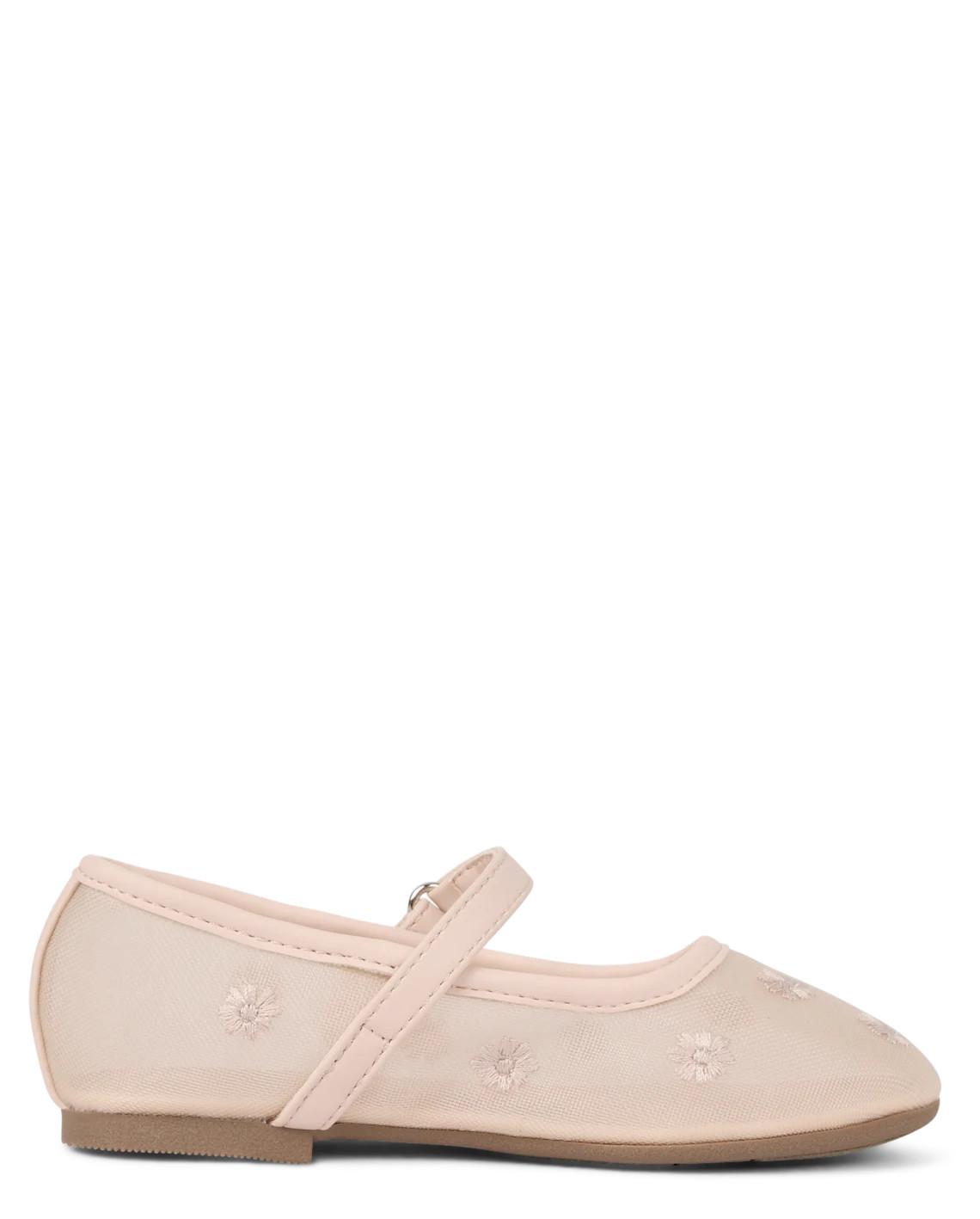 Girls Embroidered Floral Mesh Ballet Flats - Enchanted Garden - GRAY | Gymboree | Gymboree
