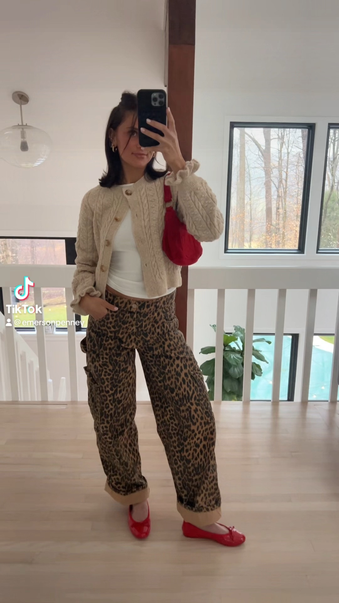 Top and bag are Brandy Melville! Pants are Damson and Madder!