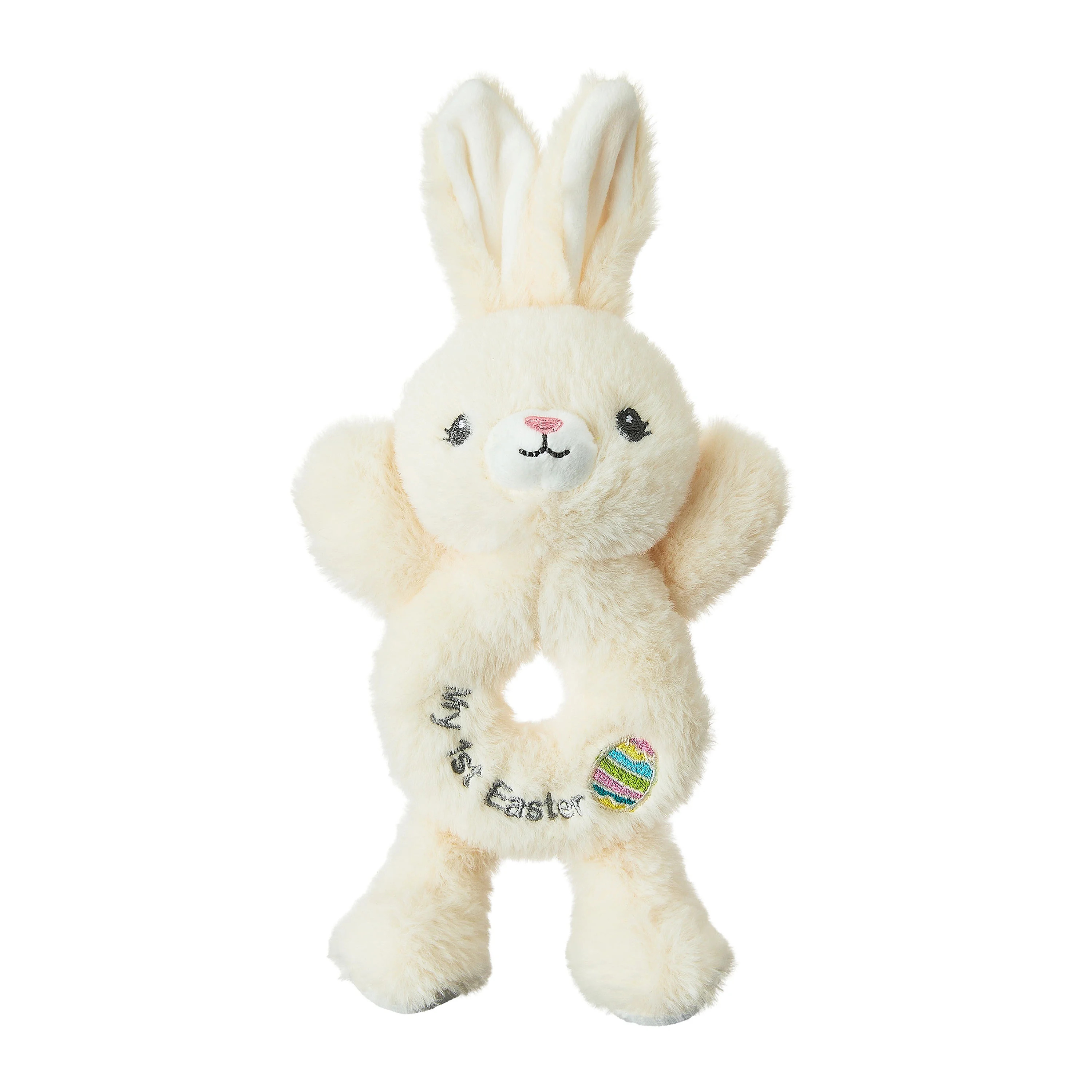 Spark.Create.Imagine. 8.5" Cream Bunny Rattle Plush Toy for All Ages, Unisex - Walmart.com | Walmart (US)