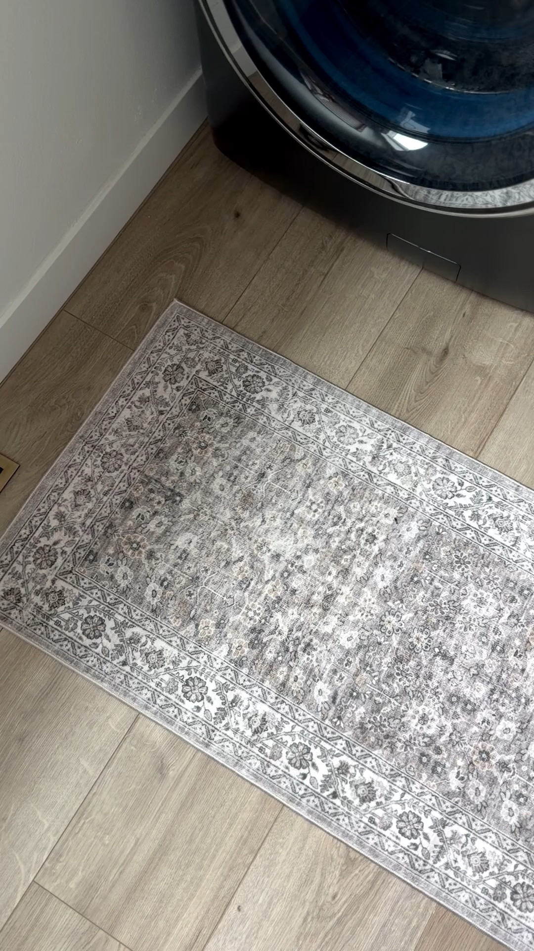 New runner in our laundry room! Available in multiple sizes, up to 10’ long and under $40 🙌 Features a grippy bottom so doesn’t slide around  

#LTKHome #LTKSaleAlert