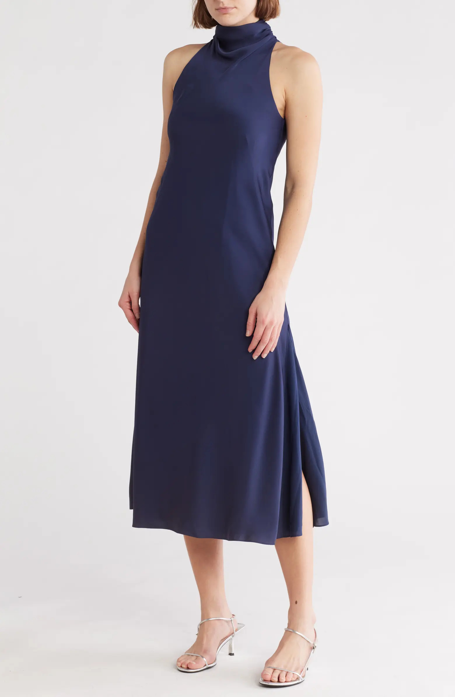 Ted Baker London Joiya Cowl Neck Sleeveless Satin Dress | Nordstromrack | Nordstrom Rack