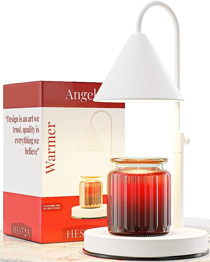Hestia Angelo Candle Warmer Lamp, Compatible with Large Yankee Candle Jars, 3 Wick Candles, Heigh... | Amazon (US)