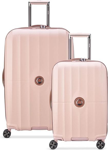 DELSEY Paris St. Tropez Hardside Expandable Luggage with Spinner Wheels, Pink, 2-Piece Set (21/28... | Amazon (US)