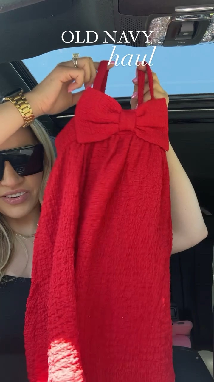 Toddler Girl Old Navy Haul 2 Day Sale Style Memorial Day Dresses 4th of July red white blue neon pink ribbed dresses halter tank shorts

#LTKkids #LTKstyletip #LTKsalealert