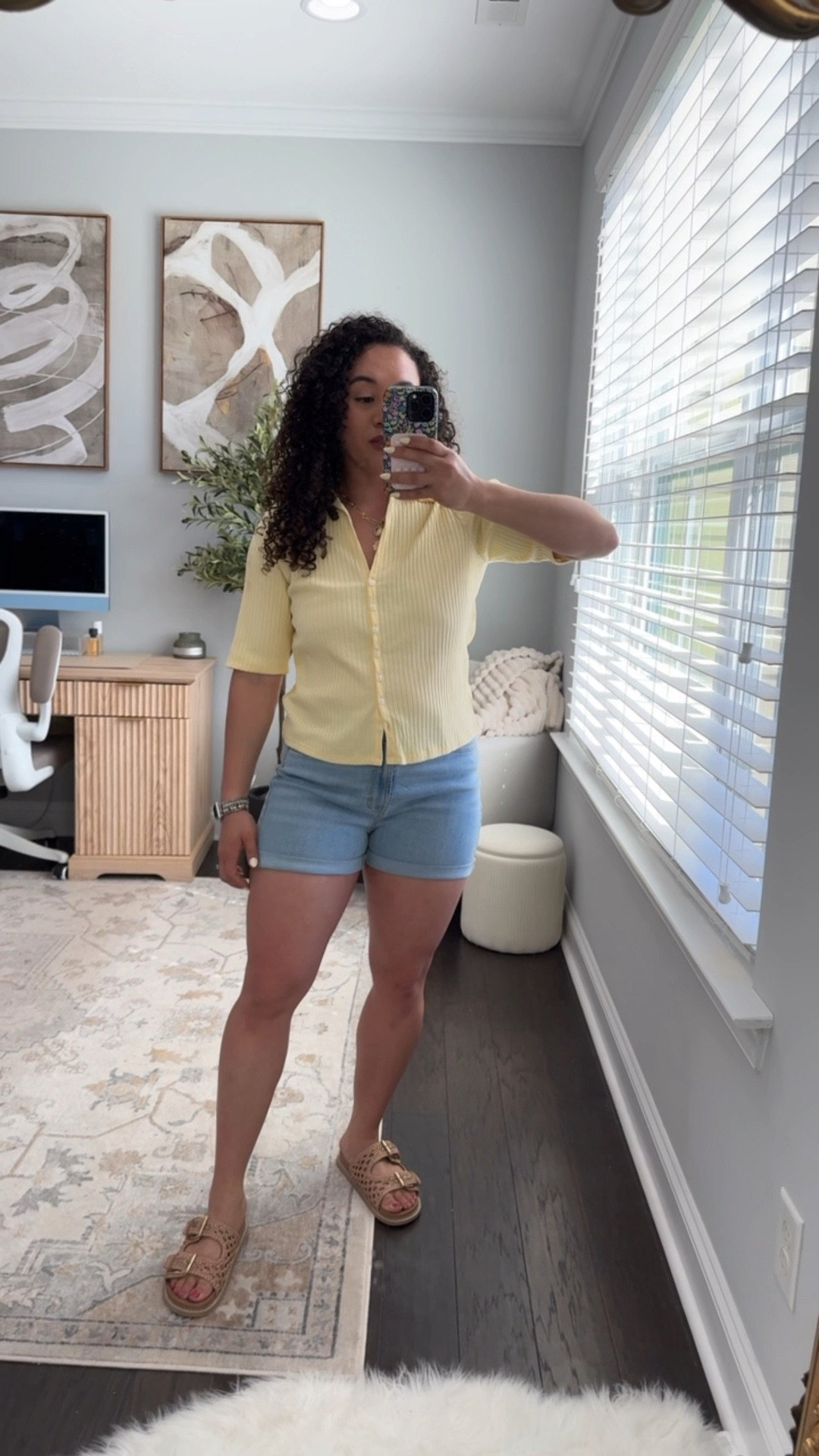 These shorts are not your regular denim shorts they have so much stretch wearing a size 10 and size large top last day for Old Navy sale 

#LTKStyleTip #LTKSaleAlert #LTKMidsize