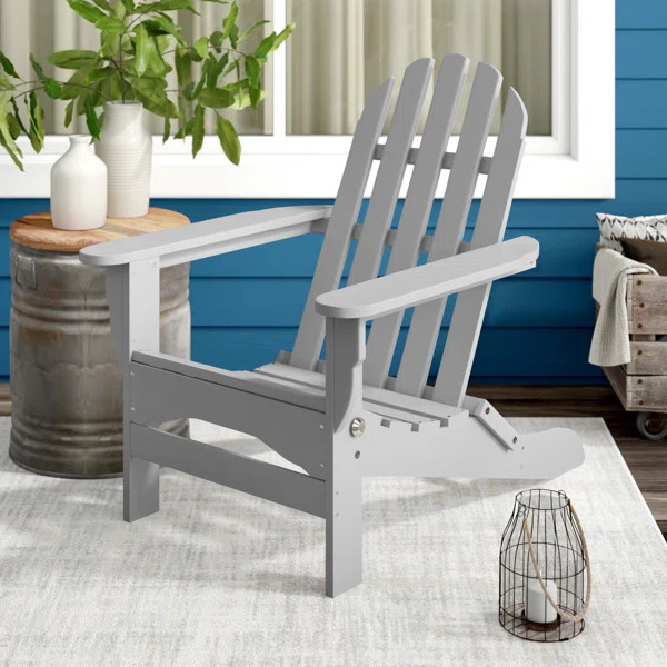 Hartington Plastic Folding Adirondack Chair | Wayfair North America