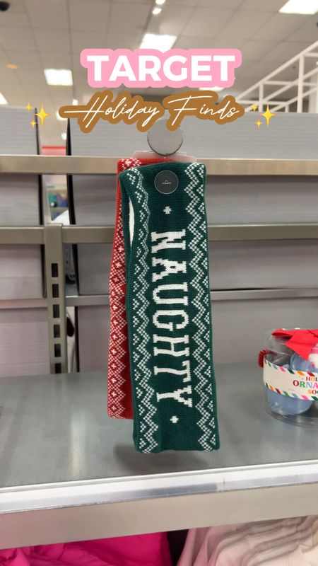 I found these cute set of Christmas headbands in Target for $15 🎄🎅🏾✨.  One says “Naughty” and the other says “Nice.”

These will be super cute with casual holiday outfits, like this green velour sweatsuit & rhinestone winter boots from SheIn💚. 

They are currently 30% off during the clothing, shoes, and accessories sale at Target (through 11/11). 

#LTKGiftGuide #LTKHoliday #LTKSeasonal