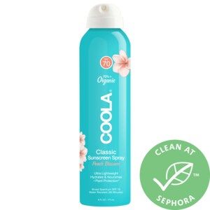 Classic Body Organic Sunscreen Spray SPF 70 Peach Blossom | Sephora (US)