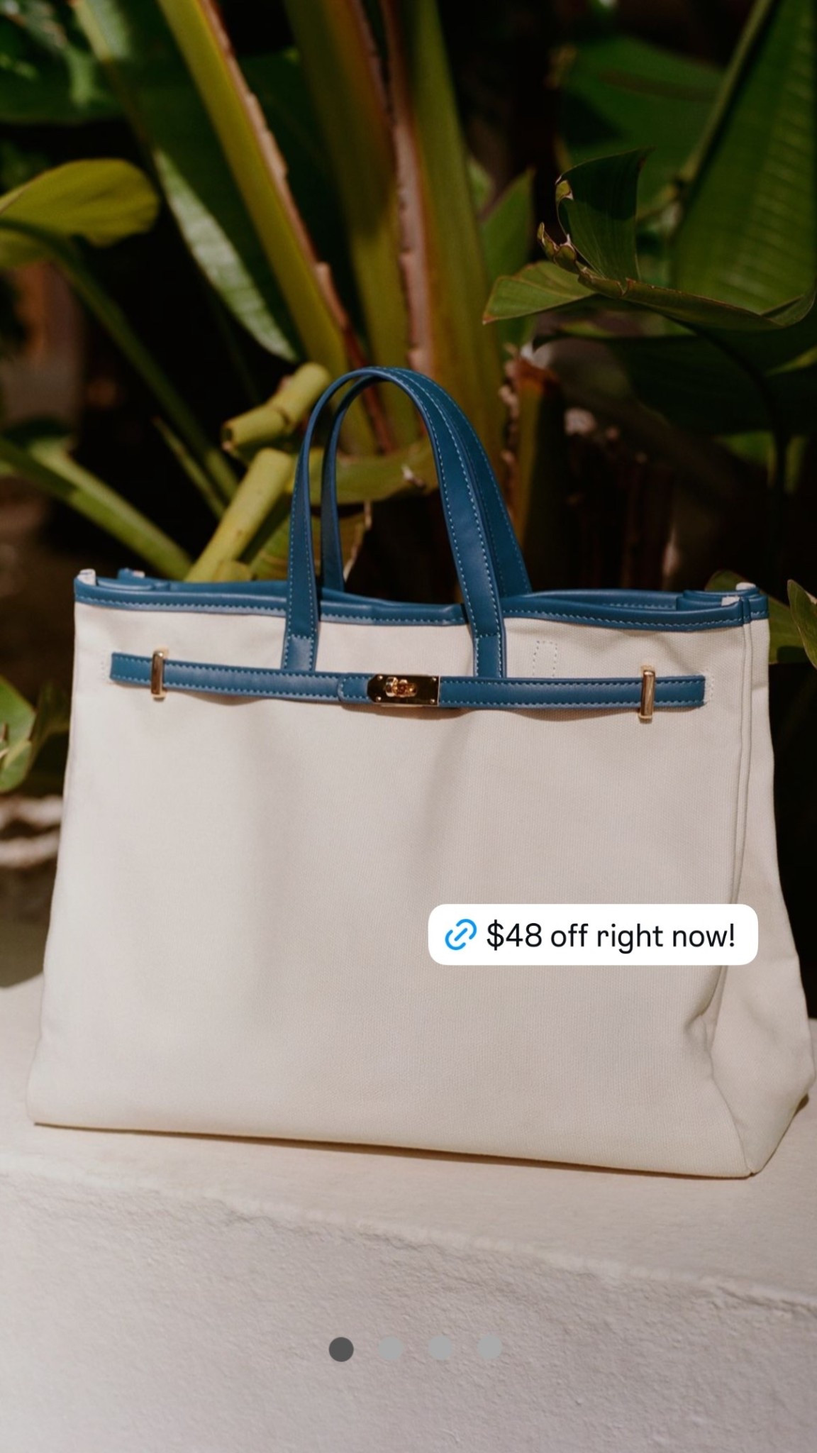 Anthro canvas bag that’s giving hermes!!! Nearly $50 off right now 

#LTKGiftGuide #LTKSaleAlert #LTKTravel