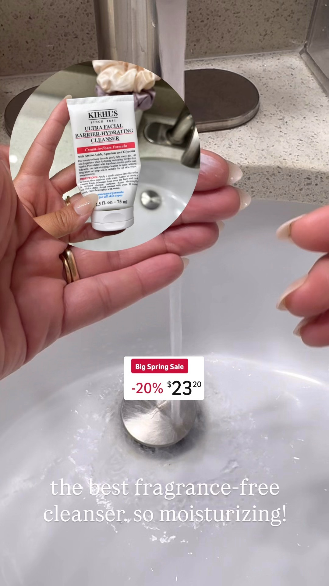 Grab it while it’s on sale! Especially if you have sensitive skin. This moisturizing cleanser is the best!

#LTKmomlife #LTKmorningroutine #LTKselfcare