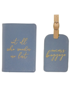 Karma Gifts Passport Holder Luggage Tag Set | Macys (US)