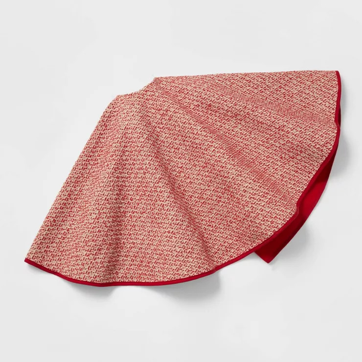 48" Chenille Christmas Tree Skirt Red - Wondershop™ | Target