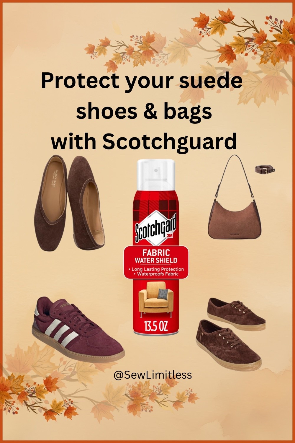 Suede is everywhere for Fall fashion! You can diy and protect your suede bags and shoes with some water repellent spray. They will  last through the fall season and beyond.

#LTKSeasonal #LTKvlog