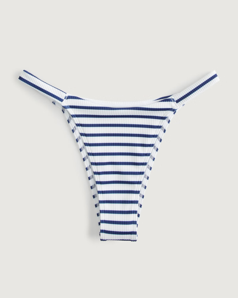 Ribbed Cheekiest Bikini Bottom | Hollister (US)