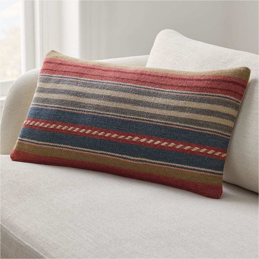 Handwoven Varied Stripe Pillow Cover | West Elm (US)